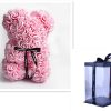 Valentine Foam Forever Rose Teddy Bear