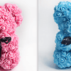 Valentine Foam Forever Rose Teddy Bear