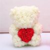 Valentine Foam Forever Rose Teddy Bear