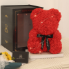 Valentine Foam Forever Rose Teddy Bear