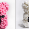 Valentine Foam Forever Rose Teddy Bear