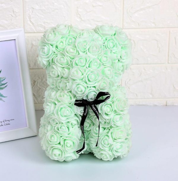 Valentine Foam Forever Rose Teddy Bear