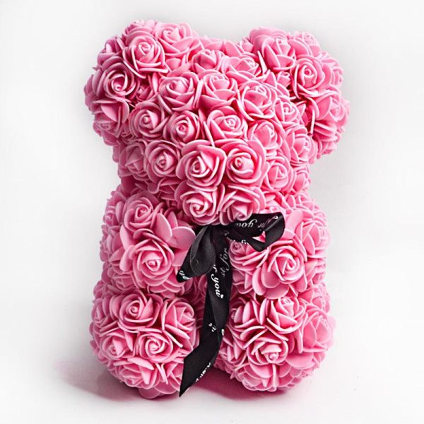 Valentine Foam Forever Rose Teddy Bear