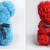 Valentine Foam Forever Rose Teddy Bear