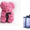 Valentine Foam Forever Rose Teddy Bear