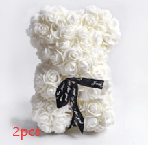 Valentine Foam Forever Rose Teddy Bear