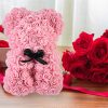 Valentine Foam Forever Rose Teddy Bear