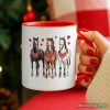 Valentine Horses Western Personalized Mug, Cute Country Lover Gift with Custom Name