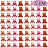 Valentine Small Plush Bear with Heart Soft Stuffed Toy