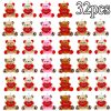 Valentine Small Plush Bear with Heart Soft Stuffed Toy