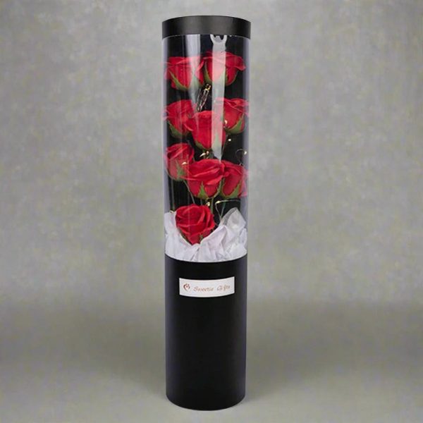 Valentines Day Artificial Rose Soap