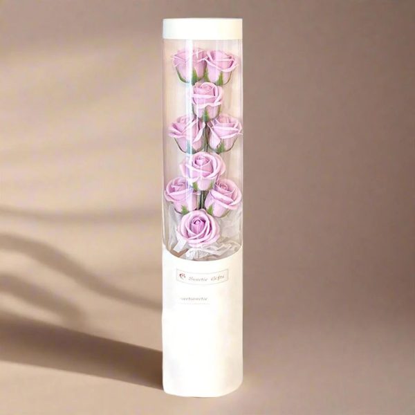Valentines Day Artificial Rose Soap