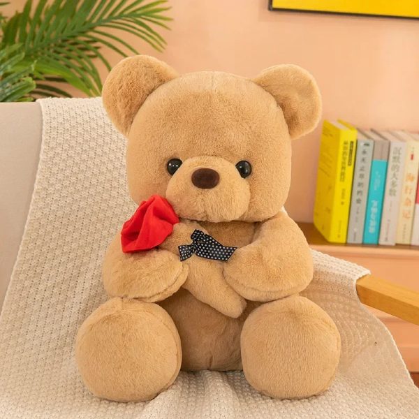 Valentine's Day Plush Teddy Bear - Adorable 25-55CM Gift for Girls