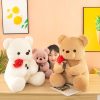 Valentine's Day Plush Teddy Bear - Adorable 25-55CM Gift for Girls