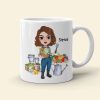 Vegan Definition Personalized Gardening Mug, Gift For Gardening Lovers