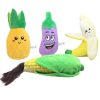 Veggie Squeaky Pet Toys