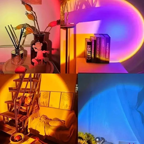 Vibrant Sunset Projection Light