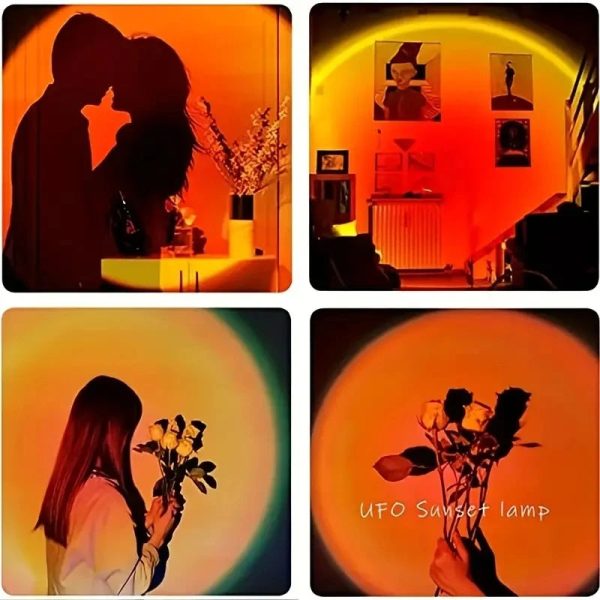 Vibrant Sunset Projection Light