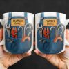 Vibrant Tool Belt Design - Personalized Custom Coffee Mug - JBS005_MG