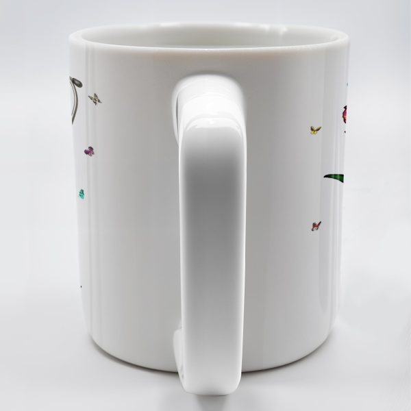 Vibrant Tulip And Stethoscope Design, Beautiful Butterflies - Personalized Custom Coffee Mug - NUR006_MG