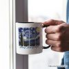 Vincent Van Gogh The Starry Night Personalized Mug, Famous Painting Gift with Custom Name