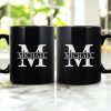 Vintage Monogram - Coworker Gifts - Personalized Mug