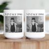 Vintage Photo And Year - Personalized Photo Mug