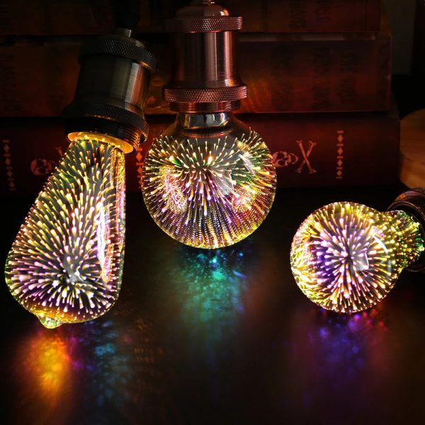 Vintage Star Fireworks Lamp