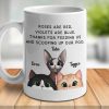 Violets Are Blue Thanks For Scooping Up Our Poo - Personalized Mug