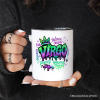 Virgo Graffiti Zodiac Personalized Mug, Street Style Astrology Horoscope Gift with Custom Name