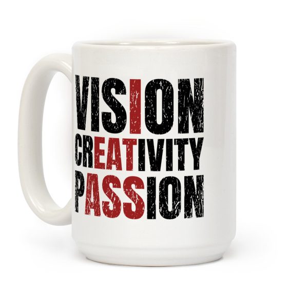 Vision Creativity Passion Coffee Mug