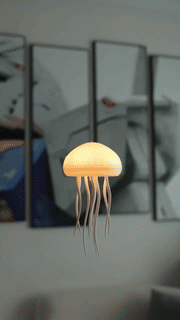 Voice Control Jellyfish Led Night Lamp