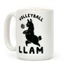Volleyball Llam Coffee Mug