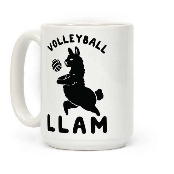 Volleyball Llam Coffee Mug