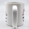 Waiting For The Right Man Skeleton With Coffee Cup - Personalized Custom Coffee Mug - FAM228_MG