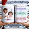 Walk Alongside Me, Daddy And Hold My Little Hand - Personalized Custom Coffee Mug - DAD243_MG