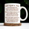 Walk Alongside Me Daddy, Father Daughter Bond - Personalized Custom Coffee Mug - DAD250_MG
