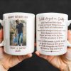 Walk Alongside Me, Daddy Heart Mug - Personalized Custom Coffee Mug - DAD217_MG