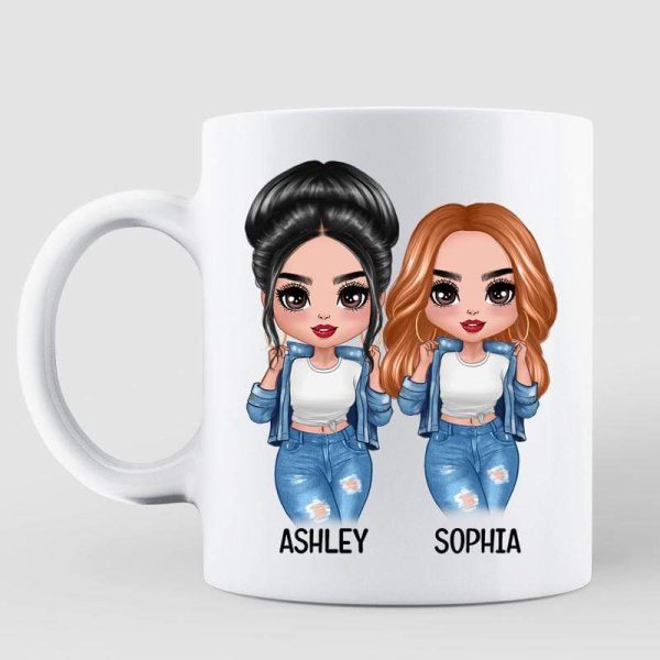 Walk Through Fire Sisters Besties Personalized Mug