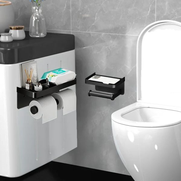 Wall-Mounted Aluminum Alloy Tissue Holder