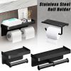 Wall-Mounted Aluminum Alloy Tissue Holder