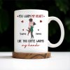 Warm My Heart Coffee Warms My Hands Mug - Personalized Custom Coffee Mug - CPL281_MG