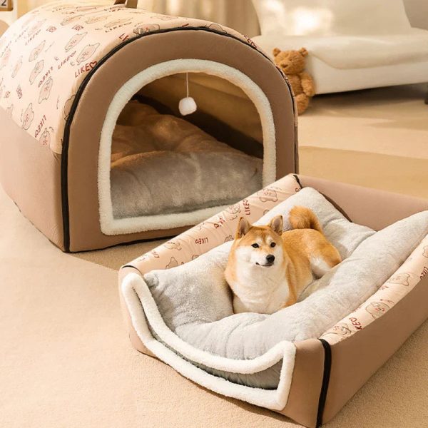 Warm Winter Dog Kennel Mat