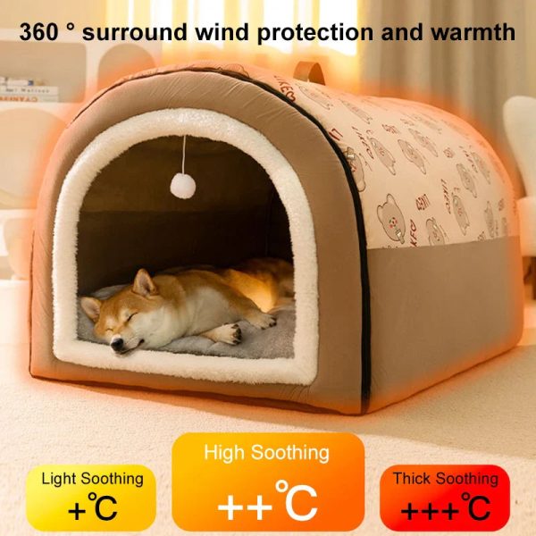 Warm Winter Dog Kennel Mat
