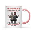 Watching My Daughter Being a Mom Personalized Mug, Heartfelt 2025 Gift For Daughter