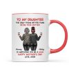 Watching My Daughter Being a Mom Personalized Mug, Heartfelt 2025 Gift For Daughter
