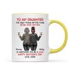 Watching My Daughter Being a Mom Personalized Mug, Heartfelt 2025 Gift For Daughter