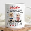 Watching You Be a Mom - Emotional Gift for Daughter - Custom Ceramic Mug for a Special Father-Daughter Connection