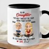 Watching You Be a Mom - Emotional Gift for Daughter - Custom Ceramic Mug for a Special Father-Daughter Connection