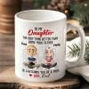 Watching You Be a Mom - Emotional Gift for Daughter - Custom Ceramic Mug for a Special Father-Daughter Connection